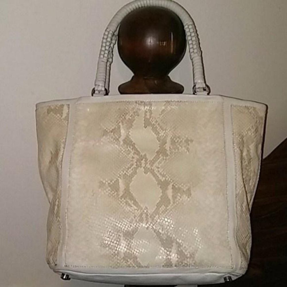 *Final Price* Elie Tahari Regina Python Print Lea… - image 5